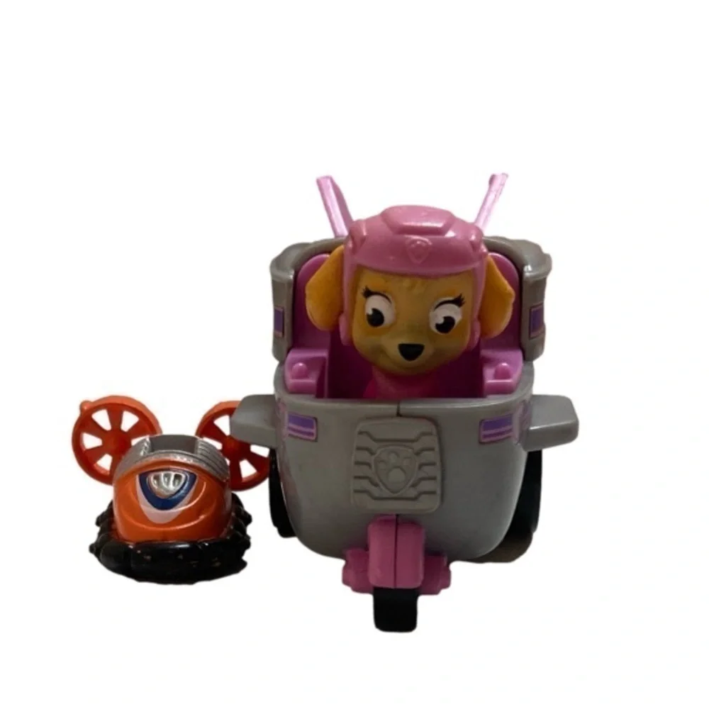 Paw Patrol Skye Airplane Plane Pink Gray Safety Rescue Protector Dog Pup Fly Toy
